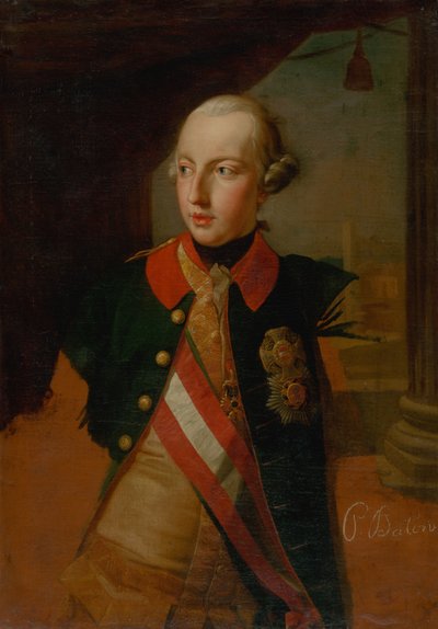 Study for the Portrait of Emperor Joseph II by Pompeo Batoni